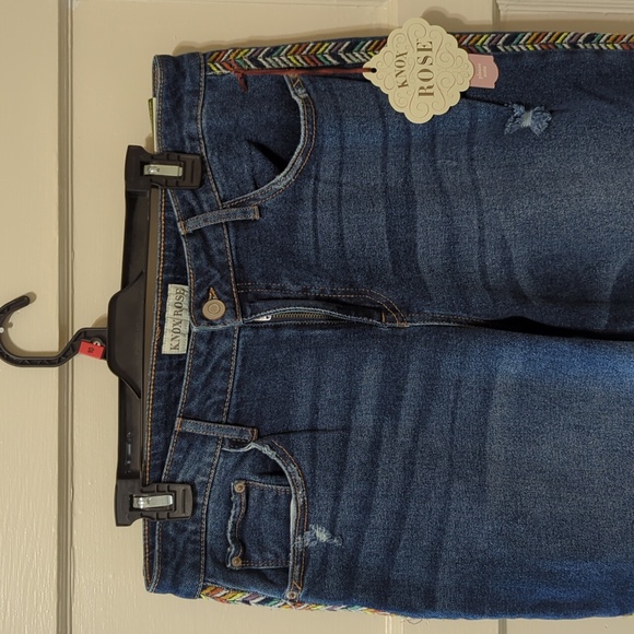 Knox Rose Women's Rolled Cuff Jeans NWT - Picture 2 of 9